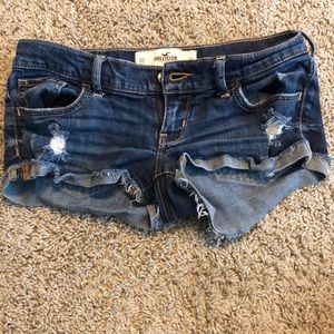 hollister jean shorts